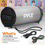 Pyle - PBMSPRG3 , Sports and Outdoors , Portable Speakers - Boom Boxes , Gadgets and Handheld , Portable Speakers - Boom Boxes , Bluetooth BoomBox Speaker System - Wireless & Portable Stereo Radio Speaker with Built-in RGB Lights, FM Radio
