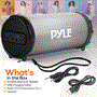 Pyle - CA-PBMSPRG3 , Sports and Outdoors , Portable Speakers - Boom Boxes , Gadgets and Handheld , Portable Speakers - Boom Boxes , Bluetooth BoomBox Speaker System - Wireless & Portable Stereo Radio Speaker with Built-in RGB Lights, FM Radio