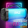 Pyle - PBMSPRG4 , Sports and Outdoors , Portable Speakers - Boom Boxes , Gadgets and Handheld , Portable Speakers - Boom Boxes , Bluetooth BoomBox Speaker System - Wireless & Portable Stereo Radio Speaker with Built-in RGB Lights, FM Radio