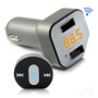 Pyle - PBT96 , On the Road , Plug-in Audio Accessories - Adapters , Bluetooth Car FM Transmitter USB Charge Kit - Wireless Vehicle Audio Streaming Receiver, Dual USB Ports