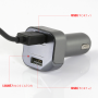 Pyle - PBT96 , On the Road , Plug-in Audio Accessories - Adapters , Bluetooth Car FM Transmitter USB Charge Kit - Wireless Vehicle Audio Streaming Receiver, Dual USB Ports