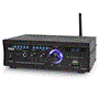 Pyle - PCAU46BA , Sound and Recording , Amplifiers - Receivers , Audio Speaker Power Amplifier System - 2x120 Watt Digital Amp w/ Headphone Jack, MP3/USB/SD/MMC Card Reader/FM Radio/Bluetooth Receiver w/AUX, CD Inputs & Blue LED Display