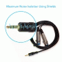 Pyle - PCBL38FT6 , Home and Office , Cables - Wires - Adapters , Sound and Recording , Cables - Wires - Adapters , 6 Ft 12 Gauge 3.5mm Male To Dual XLR Female Cable