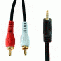 Pyle - PCBL42FT6 , Home and Office , Cables - Wires - Adapters , Sound and Recording , Cables - Wires - Adapters , 12 Gauge 6Ft RCA Male To  3.5mm