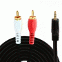 Pyle - PCBL42FT6 , Home and Office , Cables - Wires - Adapters , Sound and Recording , Cables - Wires - Adapters , 12 Gauge 6Ft RCA Male To  3.5mm
