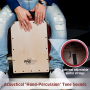 Pyle - PCJD15 , Musical Instruments , Drums , Stringed Jam Cajon - Wooden Cajon Percussion Box