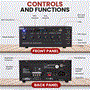 Pyle - PCM20AUK , Sound and Recording , Amplifiers - Receivers , 25V/70V Power Amplifier - Microphone Audio/Speaker Control Amp, 1/4