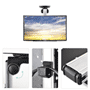 Pyle - PCMTV25 , Musical Instruments , Mounts - Stands - Holders , Sound and Recording , Mounts - Stands - Holders , Universal Folding Hide-Away TV Ceiling Mount Bracket Fits Virtually All 17” - 37" TVs  (Flat Panel HDTV, LCD, LED, Plasma and Smart TVs)