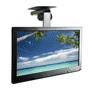 Pyle - PCMTV25 , Musical Instruments , Mounts - Stands - Holders , Sound and Recording , Mounts - Stands - Holders , Universal Folding Hide-Away TV Ceiling Mount Bracket Fits Virtually All 17” - 37" TVs  (Flat Panel HDTV, LCD, LED, Plasma and Smart TVs)