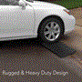 Pyle - pcrbdr23 , On the Road , Protective Storage Covers , Car/Truck Curb Ramps - Driveway Rubber Threshold Car Curb-Side Bridges (3-Pcs.)