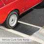Pyle - pcrbdr23 , On the Road , Protective Storage Covers , Car/Truck Curb Ramps - Driveway Rubber Threshold Car Curb-Side Bridges (3-Pcs.)