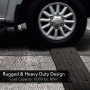 Pyle - pcrbdr24 , On the Road , Protective Storage Covers , Car/Truck Curb Ramp - Driveway Rubber Threshold Car Curb-Side Bridge