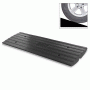 Pyle - pcrbdr24 , On the Road , Protective Storage Covers , Car/Truck Curb Ramp - Driveway Rubber Threshold Car Curb-Side Bridge