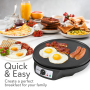 Pyle - UPCRM12 , Kitchen & Cooking , Cooktops & Griddles , Electric Crepe Maker / Griddle, Hot Plate Cooktop