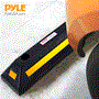 Pyle - PCRSTP11X4 , Misc , Vehicle Wheel Stop - Car & Truck Parking Curb Tire Stop, Heavy Duty Rubber Parking Tire Block (Set of 4)