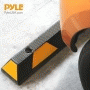 Pyle - PCRSTP14 , Home and Office , Cable Ramps - Cord/Wire Protectors , Car Wheel Stop - Vehicle & Truck Parking Curb Tire Stop, Heavy-Duty Rubber Tire Block (Extra Wide Style)