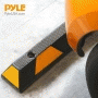 Pyle - PCRSTP14X2 , Home and Office , Cable Ramps - Cord/Wire Protectors , Car Wheel Stops - Vehicle & Truck Parking Curb Tire Stops, Heavy-Duty Rubber Tire Blocks (Extra Wide Style)