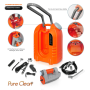 Pyle - AZPCRWASHBAT29 , Home and Office , Pressure Washers - Outdoor Cleaning , On the Road , Pressure Washers - Outdoor Cleaning , Pure Clean Multi-Function Portable Spray Pressure Washer Cleaning System, Power Bank, Flashlight, Built-in Rechargeable Battery (for Outdoor, Camping, Fishing, Pet Cleaning, etc.)