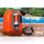 Pyle - PCRWASHBAT29 , Home and Office , Pressure Washers - Outdoor Cleaning , On the Road , Pressure Washers - Outdoor Cleaning , Pure Clean Multi-Function Portable Spray Pressure Washer Cleaning System, Power Bank, Flashlight, Built-in Rechargeable Battery (for Outdoor, Camping, Fishing, Pet Cleaning, etc.)