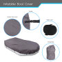 Pyle - pcvflt13 , Marine and Waterproof , Protective Storage Covers , On the Road , Protective Storage Covers , Armor Shield Inflatable Boat Cover - Universal Cover for Inflatable Boats (8.5’ - 9.5’ ft.)