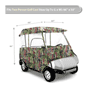 Pyle - PCVGCE33 , Marine and Waterproof , Protective Storage Covers , On the Road , Protective Storage Covers , Armor Shield Deluxe 4 Sided Golf Cart Enclosure 2 Passenger, Fits Carts up to 66