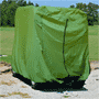 Pyle - PCVGFCSO20 , Marine and Waterproof , Protective Storage Covers , On the Road , Protective Storage Covers , Armor Shield Golf Cart Zipper Protective Storage Cover, Fits 2 Passenger Car, Indoor/Outdoor, (Olive Color)