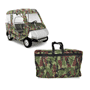 Pyle - PCVGFYM71 , Marine and Waterproof , Protective Storage Covers , On the Road , Protective Storage Covers , Armor Shield Yamaha Golf Cart Protective Storage Enclosure Cover, Fits Yamaha Drive® 2009 and 2010 Models (Camo Color)