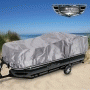 Pyle - PCVHP440 , Marine and Waterproof , Protective Storage Covers , On the Road , Protective Storage Covers , Armor Shield Trailer Guard Pontoon Boat Cover 17