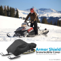 Pyle - PCVSNM14 , Marine and Waterproof , Protective Storage Covers , On the Road , Protective Storage Covers , Armor Shield Snowmobile Cover - Universal Cover for Snowmobile (126’’– 138’’ -inches)