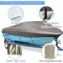 Pyle - PCVSPB330 , Marine and Waterproof , Protective Storage Covers , On the Road , Protective Storage Covers , Armor Shield Trailer Master Boat Cover 14