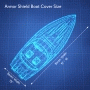 Pyle - PCVTB111 , Marine and Waterproof , Protective Storage Covers , On the Road , Protective Storage Covers , Armor Shield Boat Cover 14