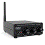 Pyle - PDA20BT , Sound and Recording , Amplifiers - Receivers , Desktop Bluetooth Audio Amplifier - Compact Mini Blue Series Stereo Power Amplifier (2 x 100 Watt MAX)