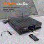 Pyle - PDA4BU , Sound and Recording , Amplifiers - Receivers , Bluetooth Stereo Amplifier Receiver - Optical, Phono, Coaxial, FM Radio, USB & SD Memory Card Readers, Line (3.5 mm) Input, Digital LED Display, Microphone Inputs (200 Watt)