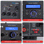 Pyle - PDA6BU.6 , Sound and Recording , Amplifiers - Receivers , Compact Bluetooth Stereo Amplifier - Desktop Audio Power Amp Receiver with FM Radio, MP3/USB/SD Readers, Digital LCD Display, Microphone Input (200 Watt).