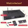 Pyle - PDA7BU , Sound and Recording , Amplifiers - Receivers , Home Theater Amplifier Audio Receiver Sound System with Bluetooth Wireless Streaming, MP3/USB/SD/AUX/FM Radio (200 Watt)