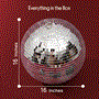 Pyle - PDBL16 ,  , Pyle 16-Inch Retro Disco Ball with Reflective Mirror Tiles - Classic Hanging Mirror Ball Decoration for Parties & Events