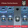 Pyle - PDBLML12 ,  , Pyle 12-Inch Motorized Disco Ball with Reflective Mirror Tiles, 15 RPM Adjustable Motor Speed, 18 RGBW LED Lights, and Remote Control for Parties & Events