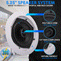 Pyle - PDIC53T , Sound and Recording , Home Speakers , 5.25’’ In-Wall / In-Ceiling 100V Speaker - Flush Mount Low-Profile Speaker with 70 Volt Transformer (300 Watt)