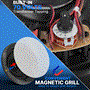 Pyle - CA-PDIC8LT , Sound and Recording , Home Speakers , 8.0’’ In-Wall / In-Ceiling 70V Speaker - Flush Mount Low-Profile Speaker with 70 Volt Transformer, Magnetic Grill (600 Watt)
