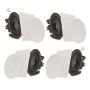 Pyle - PDICBT256 , Sound and Recording , Home Speakers , 5.25’’ Bluetooth Ceiling / Wall Speaker Kit, (4) Flush Mount 2-Way Home Speakers, 150 Watt (4 Speakers)