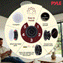 Pyle - PDICBT286 , Sound and Recording , Home Speakers , 8’’ Bluetooth Ceiling / Wall Speaker Kit, Flush Mount 2-Way Home Speakers, 250 Watt (4 Speakers)