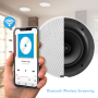 Pyle - UPDICBT57 , Home and Office , Home Speakers , Dual 5.25’’ Bluetooth Ceiling / Wall Speaker Kit, (2) Flush Mount 2-Way Speakers, 240 Watt
