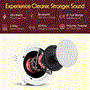 Pyle - PDICBT852RD , Sound and Recording , Home Speakers , Dual 8’’ Bluetooth Ceiling / Wall Speakers, 2-Way Flush Mount Home Speaker Pair, 250 Watt