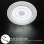 Pyle - PDICBTL35 , Sound and Recording , Home Speakers , 3.5’’ Bluetooth Ceiling / Wall Speaker Kit, 2-Way Aluminum Frame Speakers with Built-in LED Light