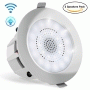Pyle - PDICBTL3F , Sound and Recording , Home Speakers , 3’’ Bluetooth Ceiling / Wall Speakers, Aluminum Frame Speaker Pair with Built-in LED Light
