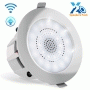 Pyle - PDICBTL4 , Sound and Recording , Home Speakers , 4’’ Bluetooth Ceiling / Wall Speakers, 2-Way Aluminum Frame Speaker Pair with Built-in LED Lights