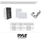 Pyle - PDIW87 , Sound and Recording , Home Speakers , In-Wall / In-Ceiling Dual 8