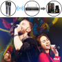Pyle - pdkwm802bu , Musical Instruments , Microphone Systems , Sound and Recording , Microphone Systems , Wireless Microphone & Bluetooth Receiver System, Audio Sound Mixer Receiver - Includes (2) Handheld Mics, MP3/USB/SD Readers