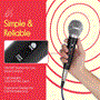 Pyle - PDMICKT34 , Musical Instruments , Microphones - Headsets , Sound and Recording , Microphones - Headsets , Dynamic Microphone Kit, (3) Professional Handheld Mics (Includes XLR Audio Cables)