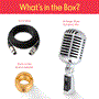 Pyle - PDMICR42SL , Musical Instruments , Microphones - Headsets , Sound and Recording , Microphones - Headsets , Classic Retro Dynamic Vocal Microphone, Vintage Style Vocal Mic with 16